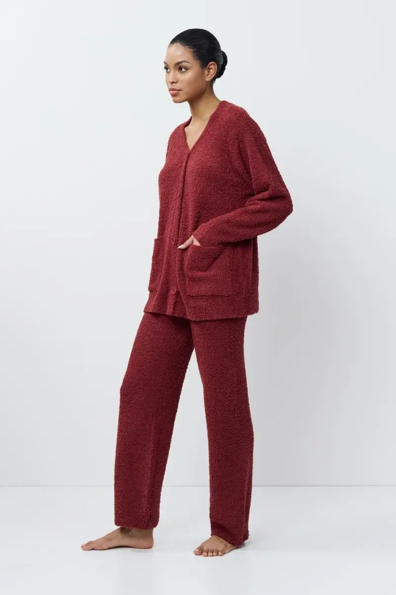 sku: MERRY SET SOFT | Brand: Aruelle  | Size: XSmall Small Medium Large XLarge  | Colors: Бургундское вино  | Бренды Aruelle | Домашняя одежда Костюмы | Title: Комплект с брюками MERRY SET SOFT