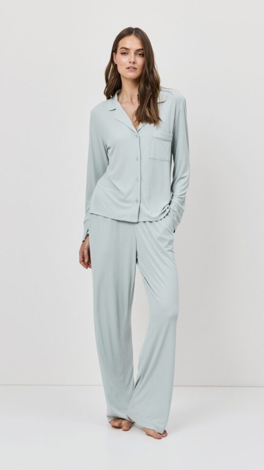 sku: DOVE | Brand: Aruelle  | Size: XSmall Small Medium Large XLarge XXLarge  | Colors: Светло-Мятный  | Бренды Aruelle | Домашняя одежда Пижамы | Title: Пижама с брюками DOVE