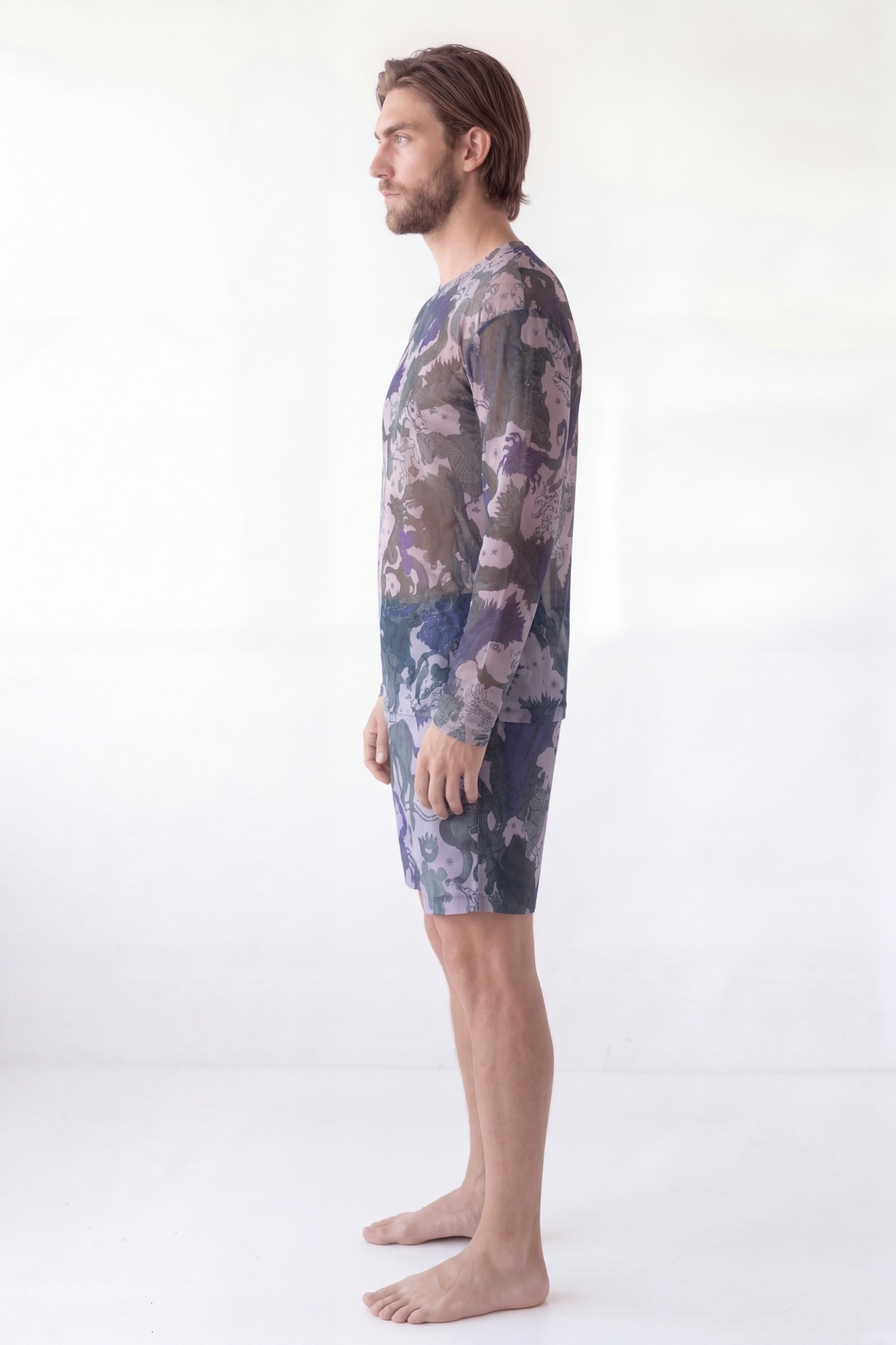 sku: 26003354 | Brand: RoDaSoleil | Size: Small Medium Large XLarge XXLarge | Colors: Цветной | Бренды RoDaSoleil | Пляжная одежда | Мужская коллекция Пляжная одежда | Title: Футболка ЛУННАЯ ПЫЛЬ