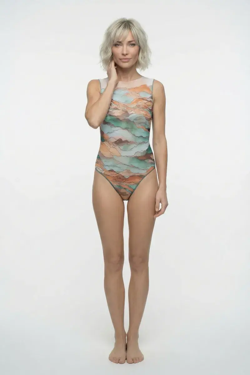 sku: 26001145 | Brand: RoDaSoleil  | Size: XSmall Small Medium Large XLarge  | Colors: Цветной  | Бренды RoDaSoleil | Купальники Слитные | Title: Слитный купальник ТАГАЗУТ