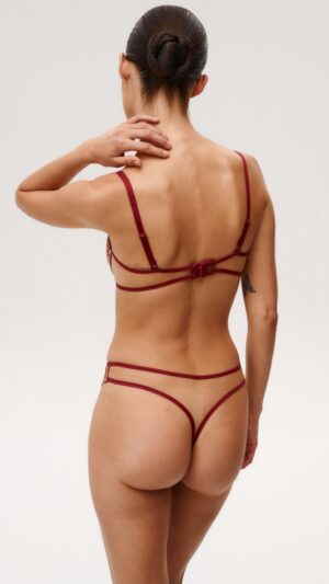 sku: 1035 | Brand: Undress Code  | Size: Small Medium Large  | Colors: Бордовый  | Бренды Undress Code | Трусы Нижнее белье Стринги | Title: Стринги FAYE