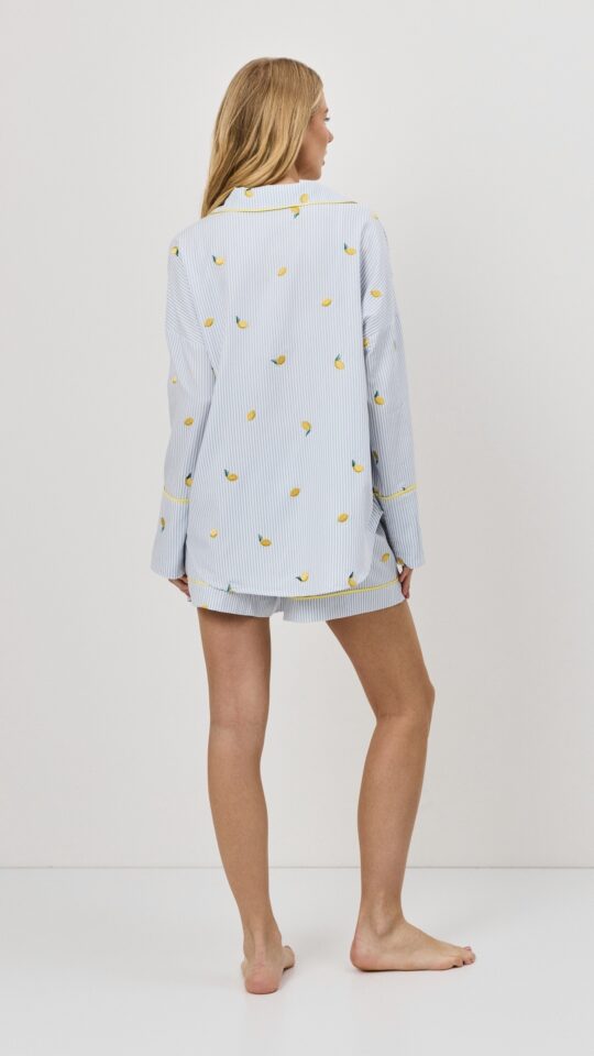 sku: LENORA | Brand: Aruelle  | Size: Small Medium Large XLarge XXLarge  | Colors: Светло-Голубой  | Бренды Aruelle | Домашняя одежда Пижамы | Title: Пижама с шортами LENORA