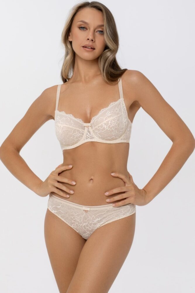 sku: S25-0493-O2-BZO-LZ | Brand: Marc Andre  | Size: 36 38 40 42 44 46  | Colors: Бежевый  | Бренды Marc&Andre | Трусы Нижнее белье Бразильяна | Title: Бразильяна DREAMER