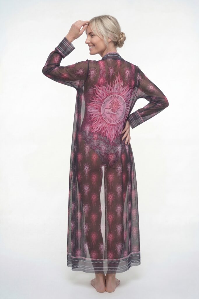 sku: 26002756 | Brand: RoDaSoleil  | Size: Onesize  | Colors: Цветной  | Бренды RoDaSoleil | Пляжная одежда | Title: Халат АРКАН СОЛНЦЕ Серый
