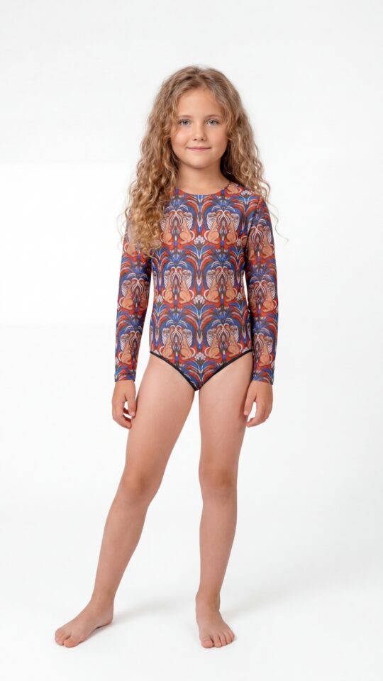 sku: 26002336 | Brand: RoDaSoleil  | Size: 104 110 116 122 128 134 140 146 152 158  | Colors: Цветной  | Бренды RoDaSoleil | Детские купальники | Title: Слитный купальник СРЕДНЕВЕКОВЬЕ Зеленый