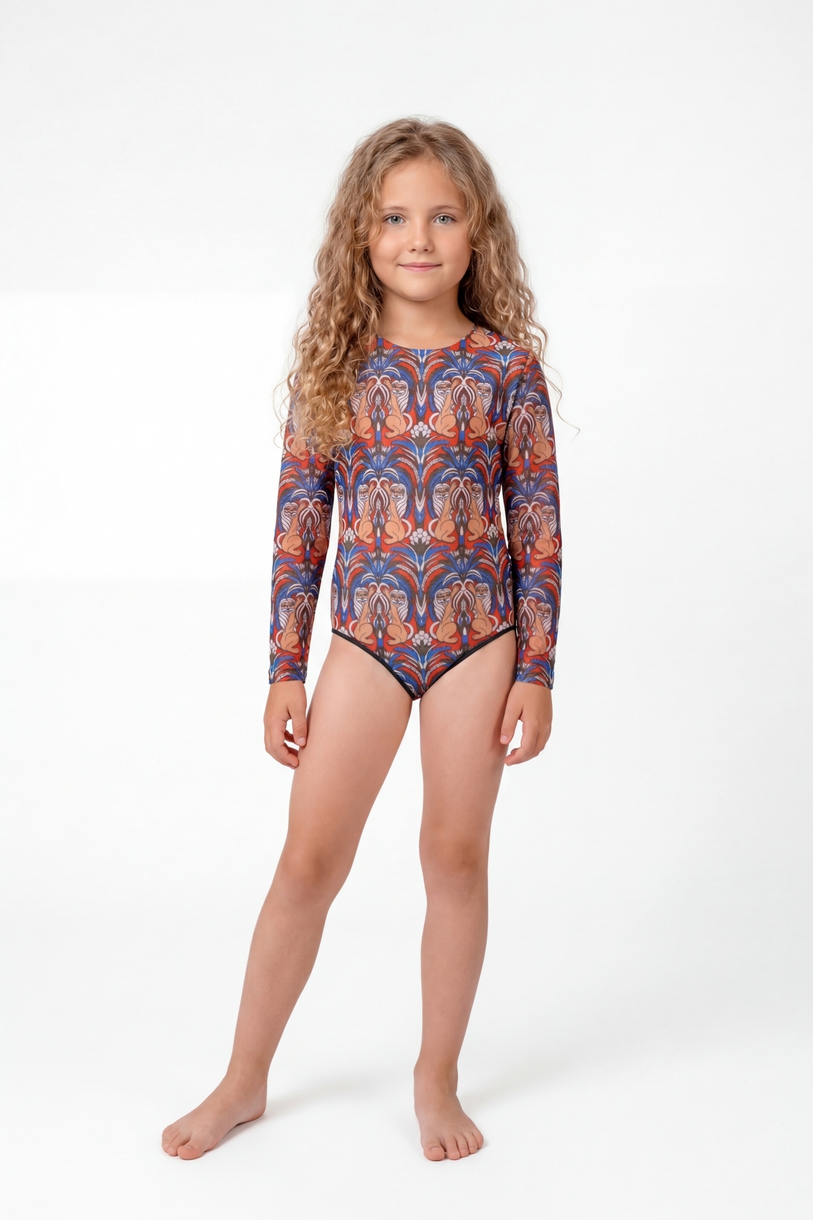 sku: 26002336 | Brand: RoDaSoleil | Size: 104 110 116 122 128 134 140 146 152 158 | Colors: Цветной | Бренды RoDaSoleil | Детские купальники | Title: Слитный купальник СРЕДНЕВЕКОВЬЕ Зеленый