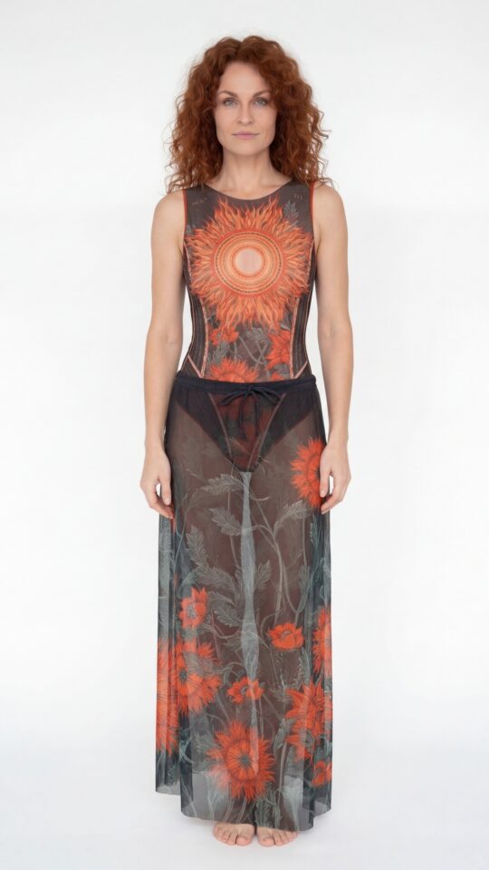 sku: 26000360 | Brand: RoDaSoleil  | Size: Onesize  | Colors: Цветной  | Бренды RoDaSoleil | Пляжная одежда | Title: Юбка АРКАН СОЛНЦЕ Оранжевый