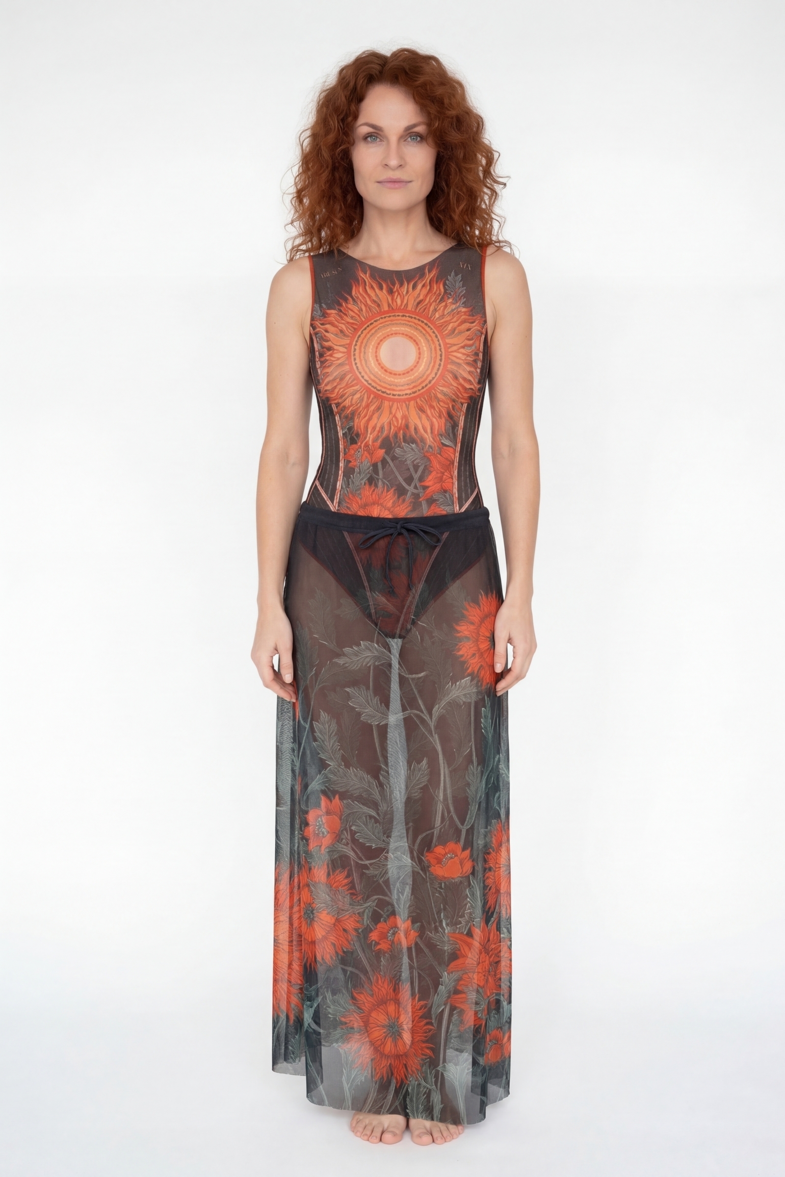 sku: 26000360 | Brand: RoDaSoleil | Size: Onesize | Colors: Цветной | Бренды RoDaSoleil | Пляжная одежда | Title: Юбка АРКАН СОЛНЦЕ Оранжевый