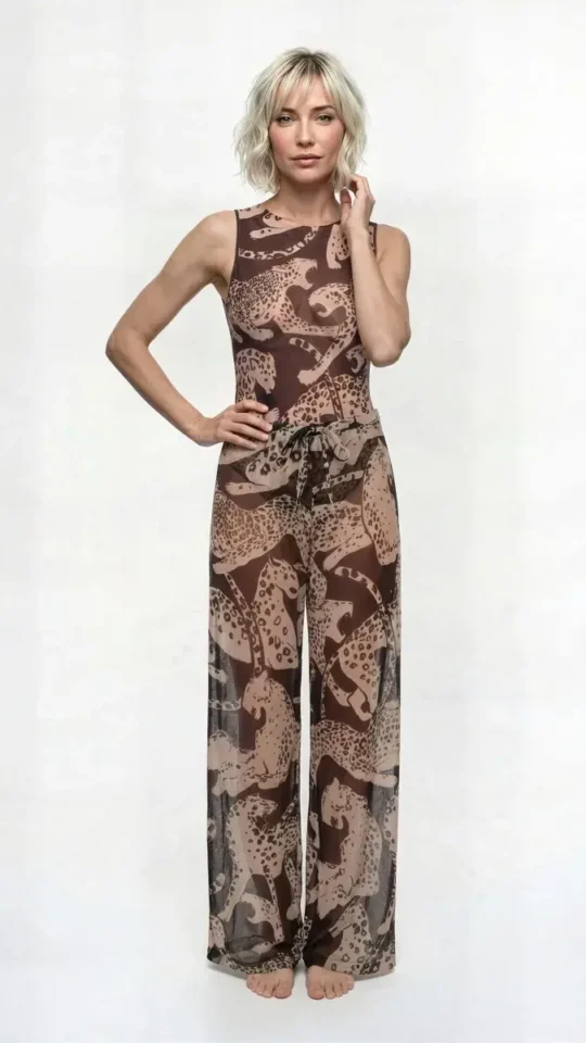 sku: 25002026 | Brand: RoDaSoleil  | Size: Onesize  | Colors: Цветной  | Бренды RoDaSoleil | Пляжная одежда | Title: Брюки ДИКАЯ КОШКА