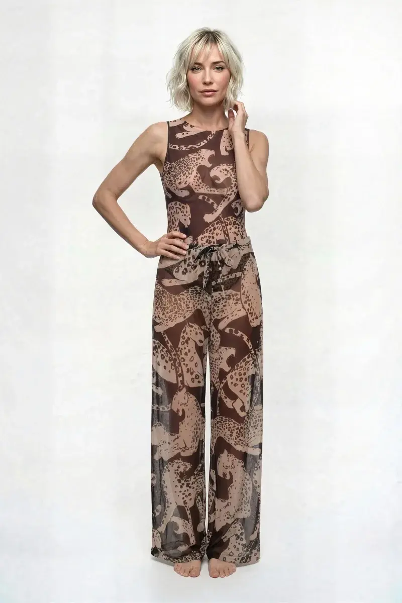 sku: 25002026 | Brand: RoDaSoleil  | Size: Onesize  | Colors: Цветной  | Бренды RoDaSoleil | Пляжная одежда | Title: Брюки ДИКАЯ КОШКА