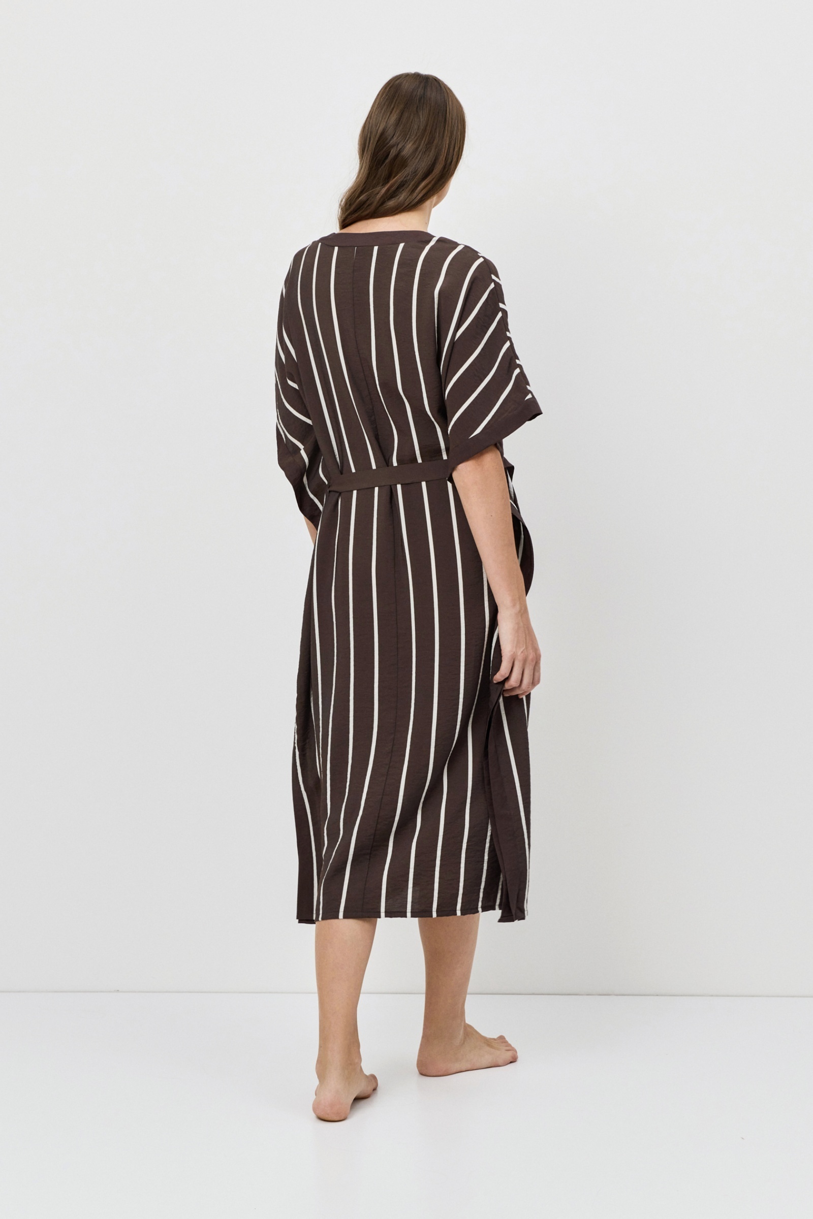 sku: CEDAR | Brand: Aruelle  | Size: XSmall Small Medium Large XLarge XXLarge  | Colors: Шоколадный/Молочный  | Бренды Aruelle | Домашняя одежда Платья | Пляжная одежда | Title: Платье CEDAR