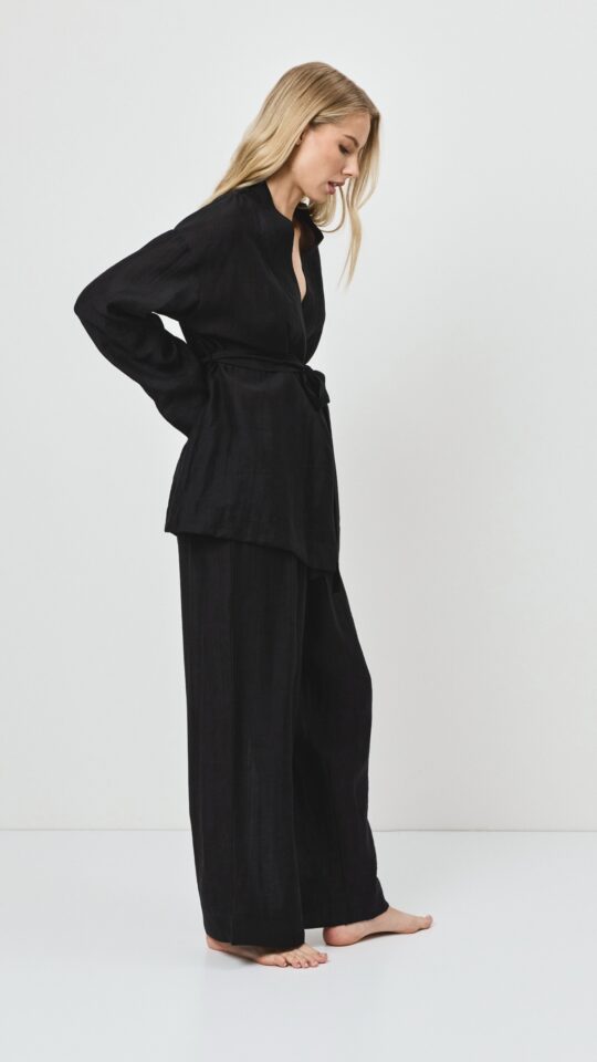 sku: NOIR | Brand: Aruelle  | Size: XSmall Small Medium Large XLarge XXLarge  | Colors: Черный  | Бренды Aruelle | Домашняя одежда Костюмы | Title: Комплект с брюками NOIR