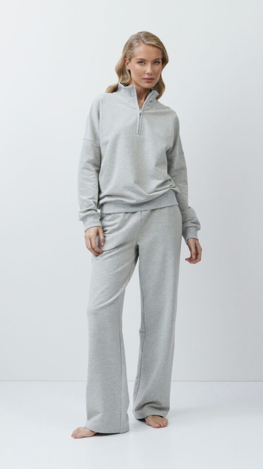sku: AVY SET | Brand: Aruelle  | Size: XSmall Small Medium Large XLarge XXLarge  | Colors: Серый  | Бренды Aruelle | Домашняя одежда Костюмы | Title: Комплект с брюками AVY SET