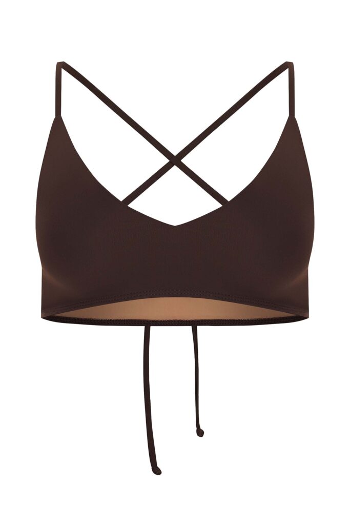 sku: MN-010 | Brand: MY NYMPH  | Size: XSmall Small Medium Large  | Colors: Арабика  | Бренды MY NYMPH | Купальники Раздельные | Title: Топ ЭГЛА