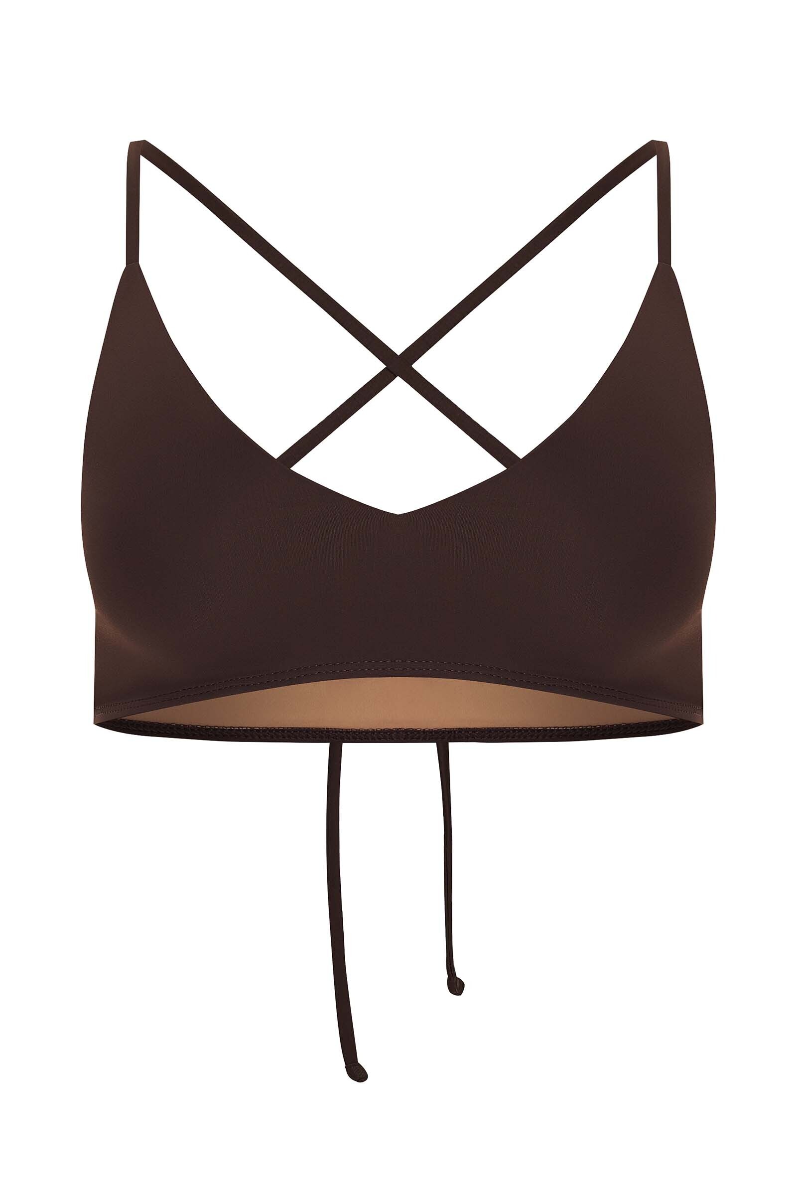 sku: MN-010 | Brand: MY NYMPH  | Size: XSmall Small Medium Large  | Colors: Арабика  | Бренды MY NYMPH | Купальники Раздельные | Title: Топ ЭГЛА