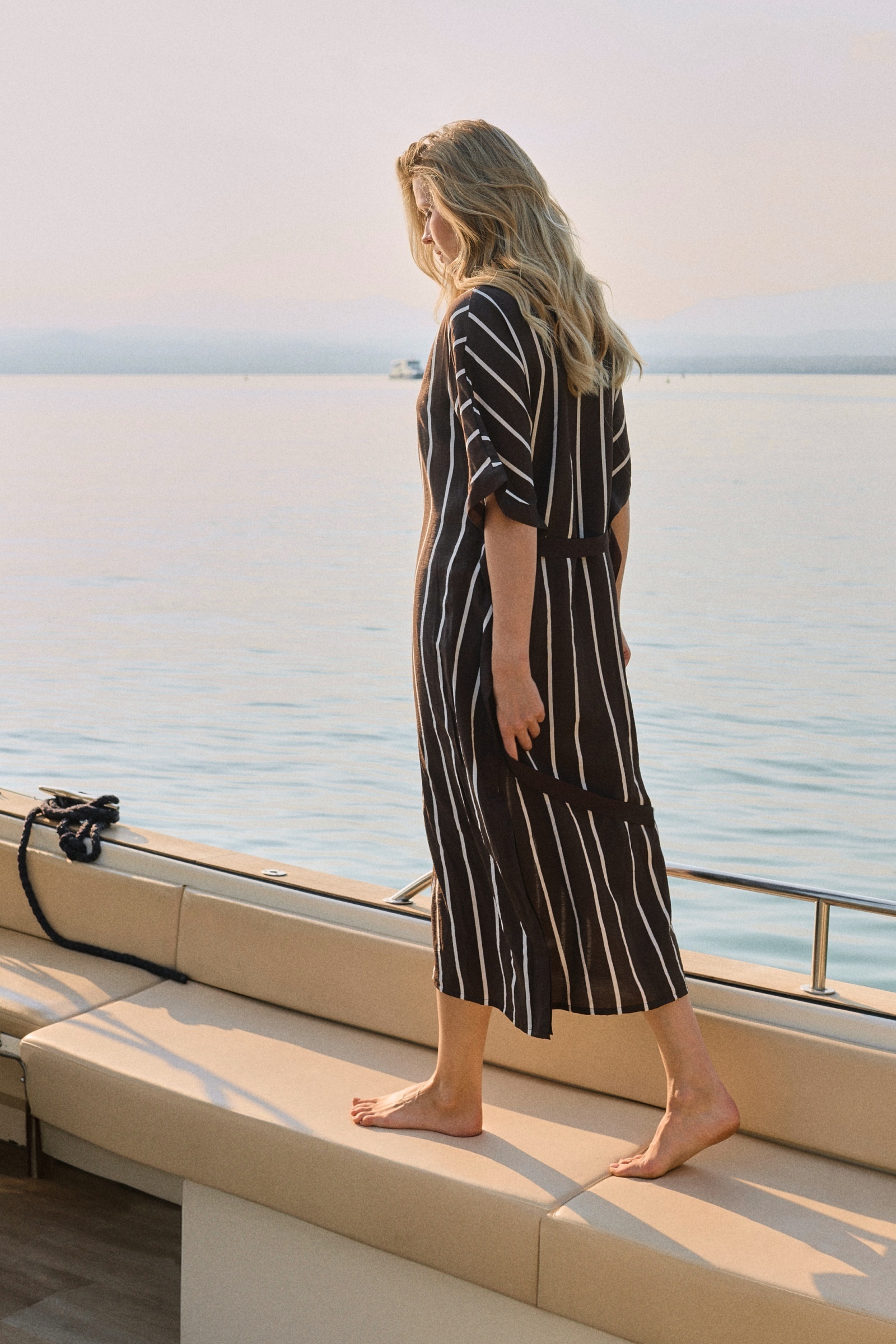 sku: CEDAR | Brand: Aruelle  | Size: XSmall Small Medium Large XLarge XXLarge  | Colors: Шоколадный/Молочный  | Бренды Aruelle | Домашняя одежда Платья | Пляжная одежда | Title: Платье CEDAR