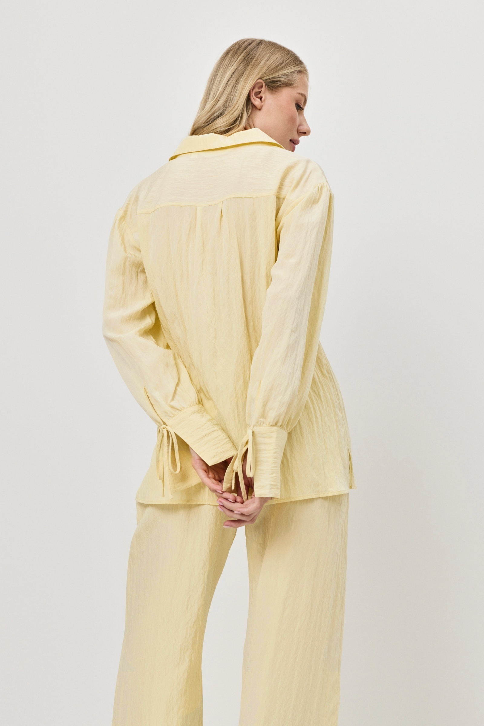 sku: SOLARA SET | Brand: Aruelle  | Size: XSmall Small Medium Large XLarge XXLarge  | Colors: Лимонный  | Бренды Aruelle | Домашняя одежда Костюмы | Title: Комплект с брюками SOLARA