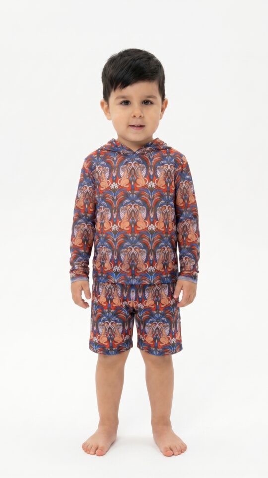 sku: 26002236 | Brand: RoDaSoleil  | Size: 104 110 116 122 128 134 140 146 152 158  | Colors: Цветной  | Бренды RoDaSoleil | Детские купальники | Title: Шорты детские СРЕДНЕВЕКОВЬЕ Зеленый