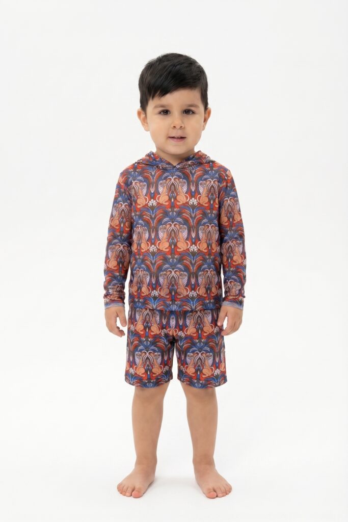 sku: 26002236 | Brand: RoDaSoleil  | Size: 104 110 116 122 128 134 140 146 152 158  | Colors: Цветной  | Бренды RoDaSoleil | Детские купальники | Title: Шорты детские СРЕДНЕВЕКОВЬЕ Зеленый