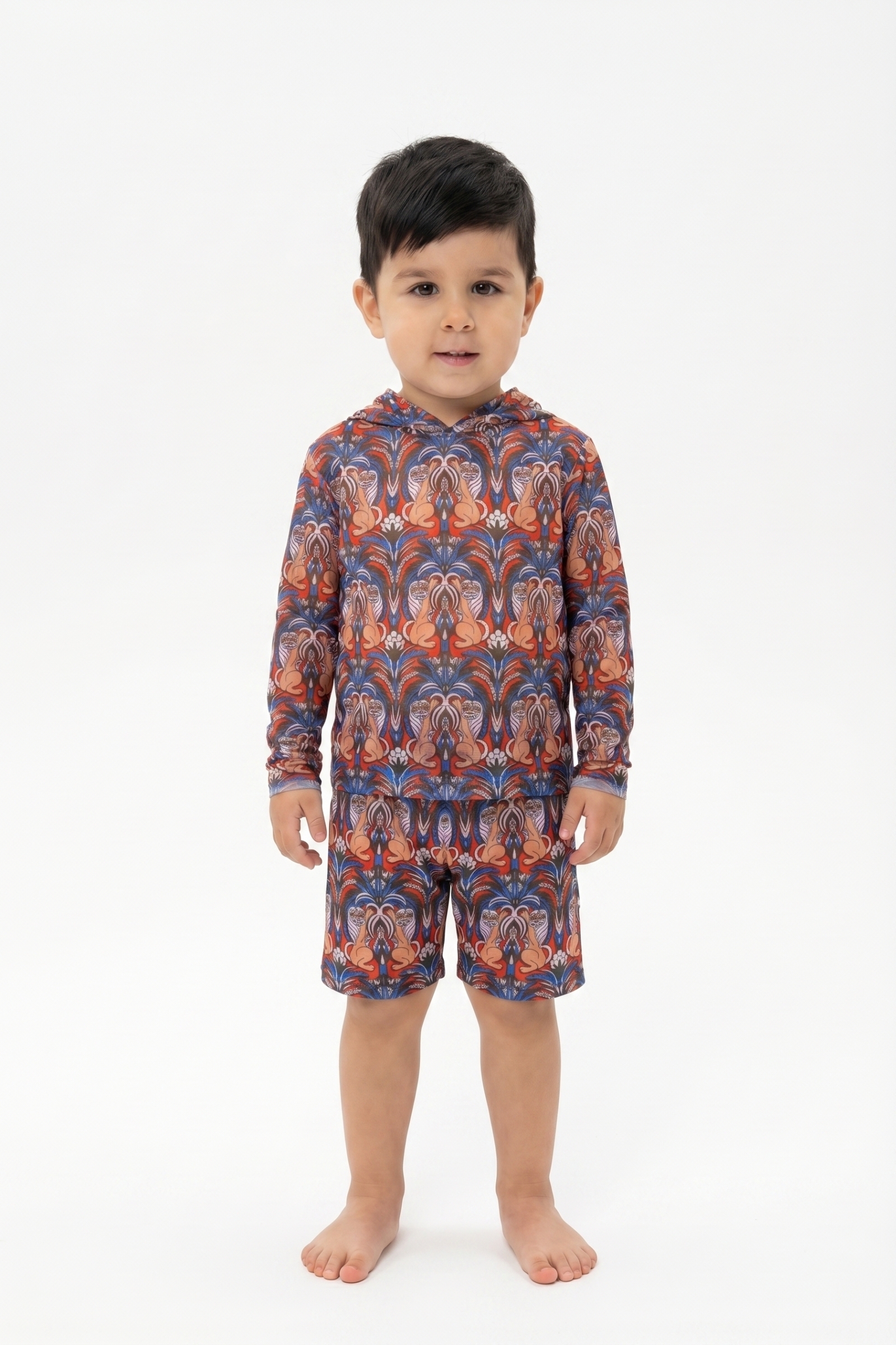 sku: 26002236 | Brand: RoDaSoleil  | Size: 104 110 116 122 128 134 140 146 152 158  | Colors: Цветной  | Бренды RoDaSoleil | Детские купальники | Title: Шорты детские СРЕДНЕВЕКОВЬЕ Зеленый