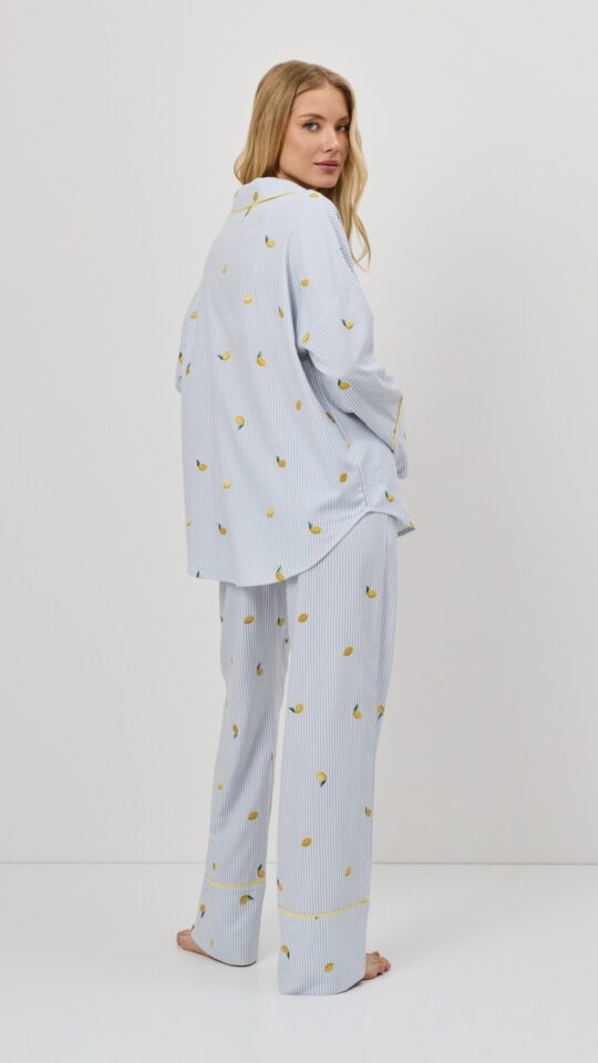 sku: LENORA | Brand: Aruelle  | Size: XSmall Small Medium Large XLarge XXLarge  | Colors: Светло-Голубой  | Бренды Aruelle | Домашняя одежда Пижамы | Title: Пижама с брюками LENORA