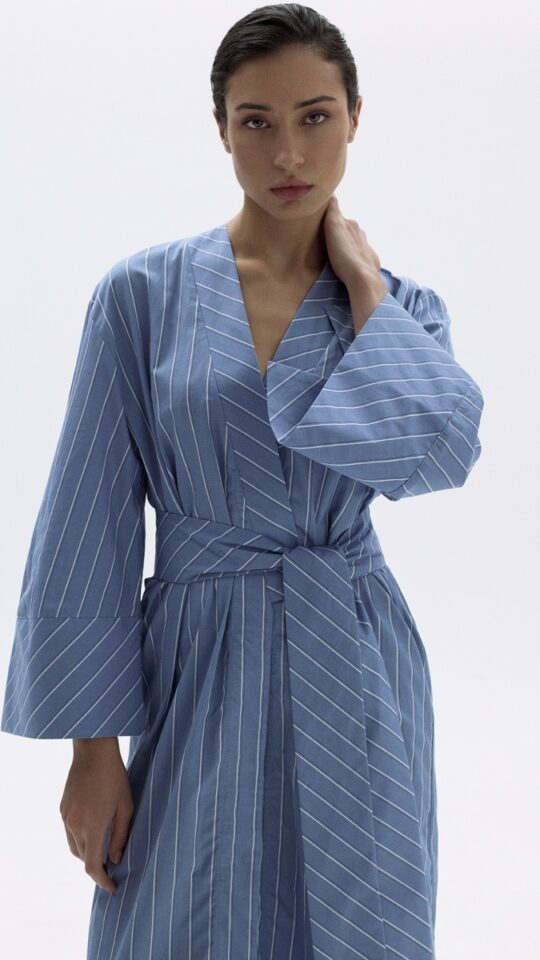 sku: 55495-2 | Brand: Laete  | Size: 46/48 50/52 42/44  | Colors: Джинсовая полоска  | Бренды Laete | Домашняя одежда Халаты | Title: Халат