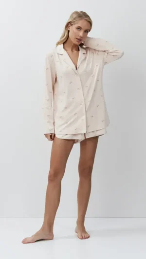 Пижама с шортами YVETTE