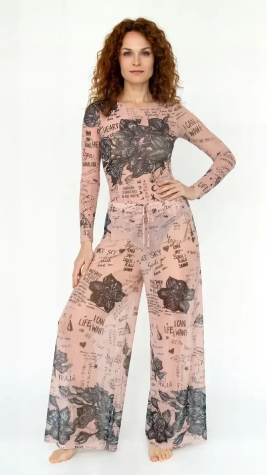 sku: 24002031 | Brand: RoDaSoleil  | Size: Onesize  | Colors: Нюд  | Бренды RoDaSoleil | Пляжная одежда | Title: Брюки ТАТУ БОДИ-АРТ