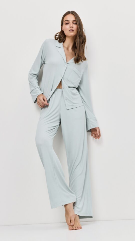 sku: DOVE | Brand: Aruelle  | Size: XSmall Small Medium Large XLarge XXLarge  | Colors: Светло-Мятный  | Бренды Aruelle | Домашняя одежда Пижамы | Title: Пижама с брюками DOVE