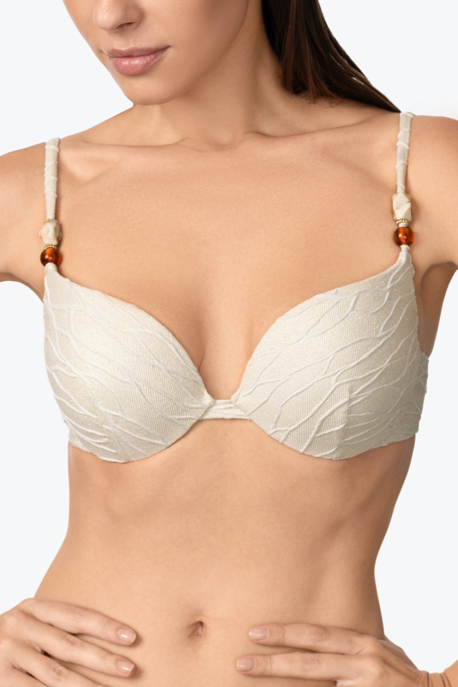 sku: L2613-Y-762 | Brand: Marc Andre | Size: 36 A 36 B 36 C 36 D 38 A 38 B 38 C 38 D 40 A 40 B 40 C 40 D 42 A 42 B 42 C 42 D | Colors: Белый | Бренды Marc&Andre | Купальники Раздельные | Title: Бюстгальтер BABYLON