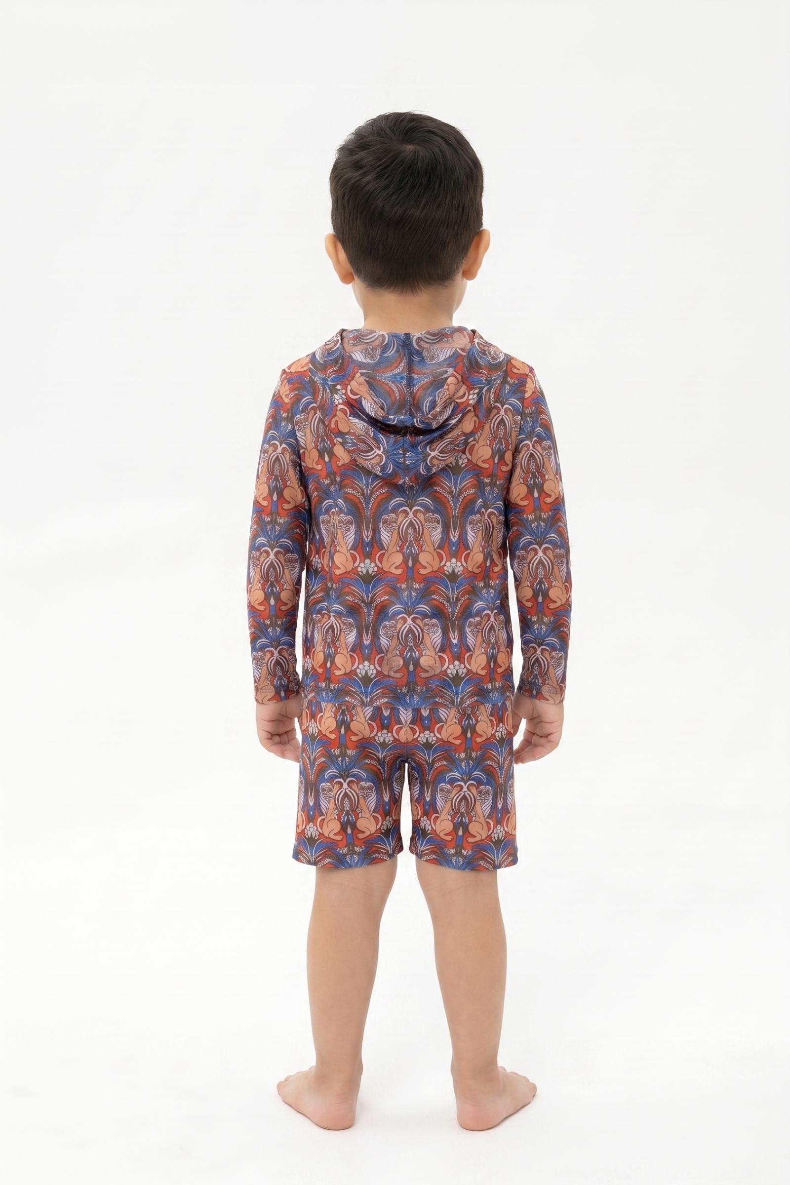 sku: 26002236 | Brand: RoDaSoleil  | Size: 104 110 116 122 128 134 140 146 152 158  | Colors: Цветной  | Бренды RoDaSoleil | Детские купальники | Title: Шорты детские СРЕДНЕВЕКОВЬЕ Зеленый