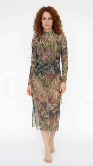 sku: 25004776 | Brand: RoDaSoleil  | Size: XSmall Small Medium Large XLarge  | Colors: Цветной  | Бренды RoDaSoleil | Пляжная одежда | Title: Платье - туника БОТАНИКА