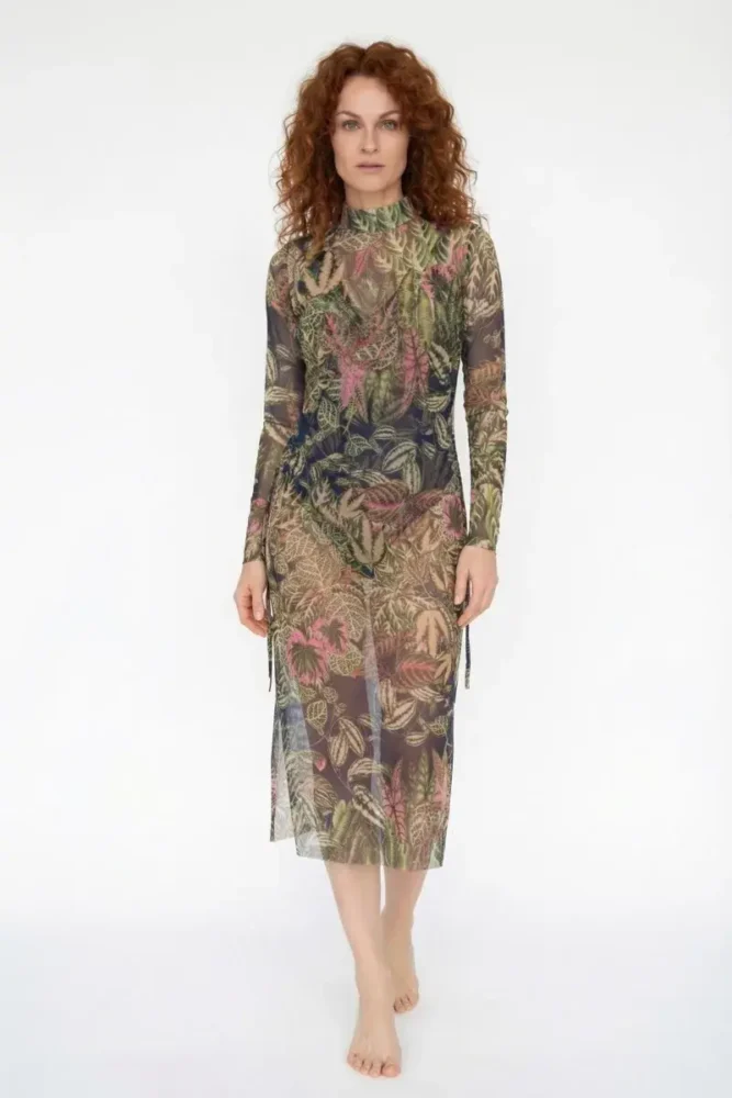 sku: 25004776 | Brand: RoDaSoleil  | Size: XSmall Small Medium Large XLarge  | Colors: Цветной  | Бренды RoDaSoleil | Пляжная одежда | Title: Платье - туника БОТАНИКА