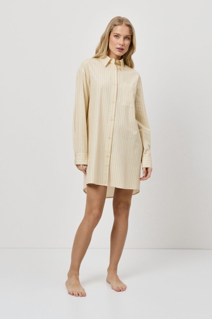 sku: HALO | Brand: Aruelle  | Size: XSmall Small Medium Large XLarge XXLarge  | Colors: Светло-Желтый  | Бренды Aruelle | Домашняя одежда Сорочки | Title: Сорочка HALO
