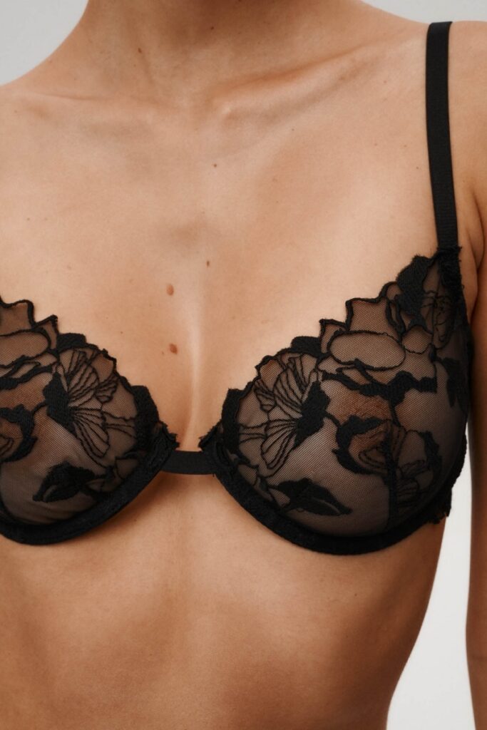 sku: 1030 | Brand: Undress Code  | Size: Small Medium Large  | Colors: Черный  | Бренды Undress Code | Бюстгальтер Нижнее белье Мягкая чашка | Title: Бюстгальтер CHANTILLY