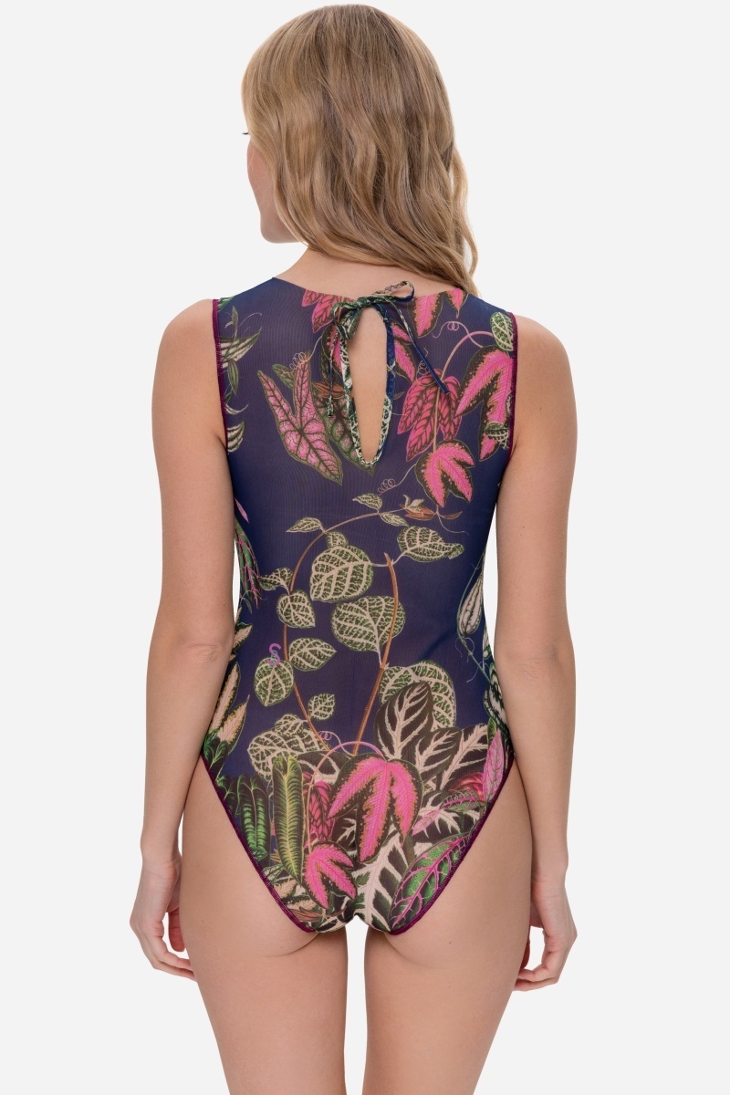 sku: 22001176 | Brand: RoDaSoleil  | Size: XSmall Small Medium Large XLarge  | Colors: Цветной  | Бренды RoDaSoleil | Купальники Слитные | Title: Слитный купальник БОТАНИКА
