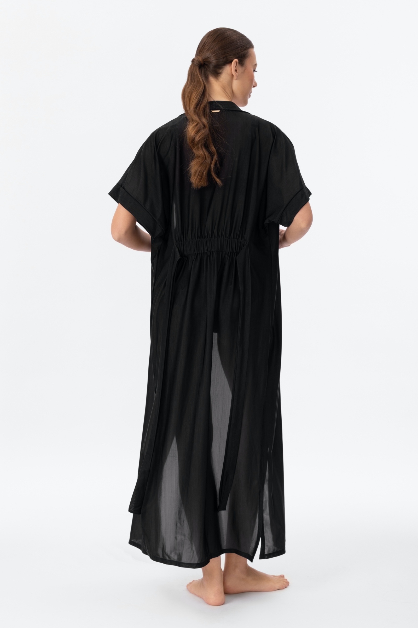 sku: CU26-06 | Brand: Marc Andre | Size: Small Medium Large XLarge | Colors: Черный | Бренды Marc&Andre | Пляжная одежда | Title: Пляжная туника TUNIC-ROBE