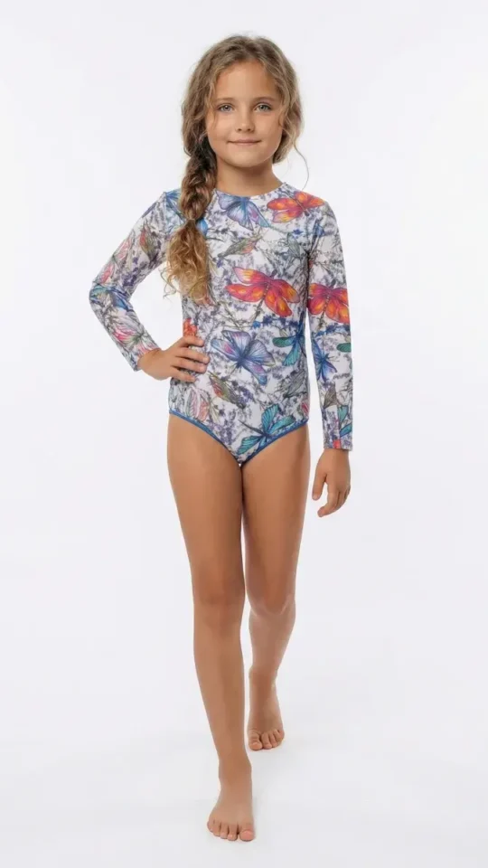 sku: 23002395 | Brand: RoDaSoleil  | Size: 104 110 116 122 128 134 140 146  | Colors: Цветной  | Бренды RoDaSoleil | Детские купальники | Title: Слитный купальник СТРЕКОЗЫ