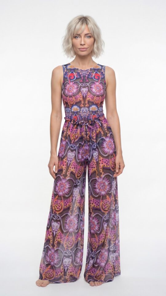 sku: 26002023 | Brand: RoDaSoleil  | Size: Onesize  | Colors: Цветной  | Бренды RoDaSoleil | Пляжная одежда | Title: Брюки СРЕДНЕВЕКОВЬЕ Серый