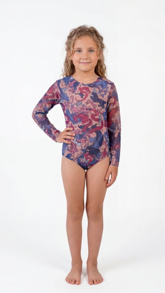 sku: 26002346 | Brand: RoDaSoleil  | Size: 104 110 116 122 128 134 140 146 152 158  | Colors: Цветной  | Бренды RoDaSoleil | Детские купальники | Title: Слитный купальник ЭФЕМЕРИДА