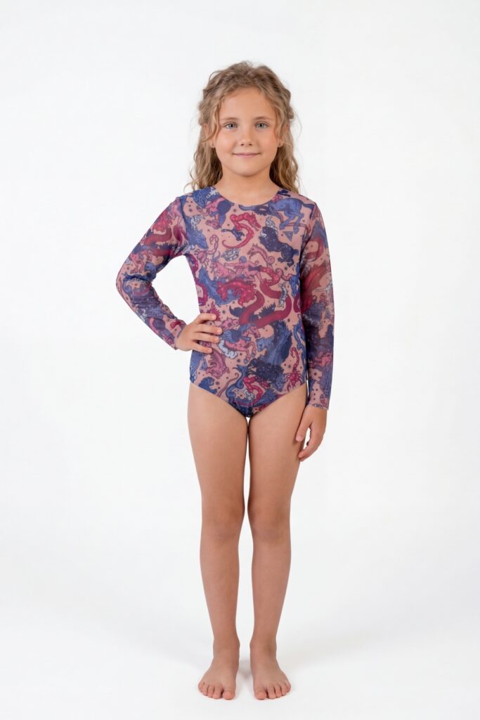sku: 26002346 | Brand: RoDaSoleil  | Size: 104 110 116 122 128 134 140 146 152 158  | Colors: Цветной  | Бренды RoDaSoleil | Детские купальники | Title: Слитный купальник ЭФЕМЕРИДА
