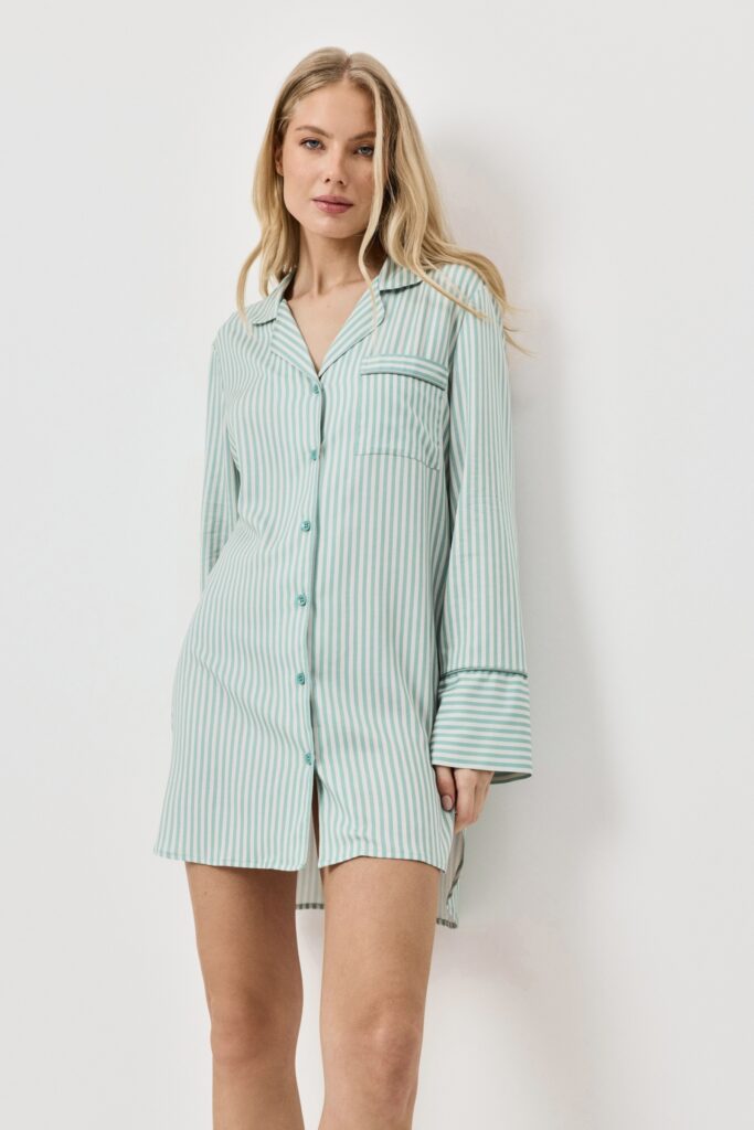 sku: MOSS | Brand: Aruelle  | Size: XSmall Small Medium Large XLarge XXLarge  | Colors: Оливковый  | Бренды Aruelle | Домашняя одежда Сорочки | Title: Сорочка MOSS