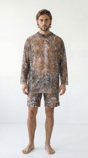 sku: 26003238 | Brand: RoDaSoleil  | Size: Small Medium Large XLarge XXLarge  | Colors: Цветной  | Бренды RoDaSoleil | Мужская коллекция Пляжная одежда | Title: Футболка ОЛИВКИ с капюшоном