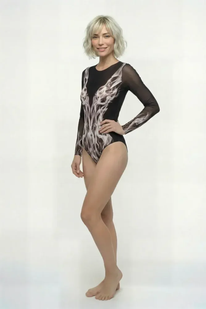 sku: 24001072 | Brand: RoDaSoleil  | Size: XSmall Small Medium Large XLarge  | Colors: Цветной  | Бренды RoDaSoleil | Купальники Слитные | Title: Слитный купальник ДЫМ