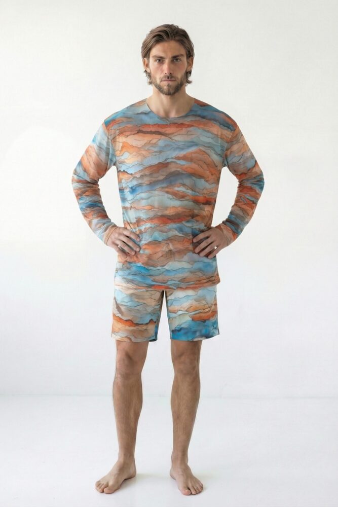 sku: 26003340 | Brand: RoDaSoleil  | Size: Small Medium Large XLarge XXLarge  | Colors: Цветной  | Бренды RoDaSoleil | Мужская коллекция Пляжная одежда | Title: Футболка АНЗА