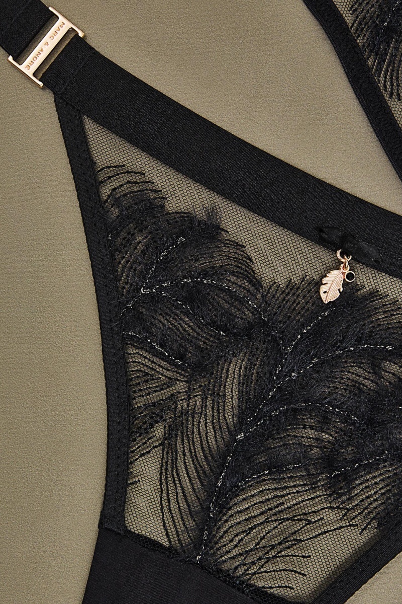 sku: W25-0391-K1-STL-LZ | Brand: Marc Andre | Size: 36 38 40 42 | Colors: Черный | Бренды Marc&Andre | Трусы Нижнее белье Стринги | Title: Стринги TENDERLY YOURS