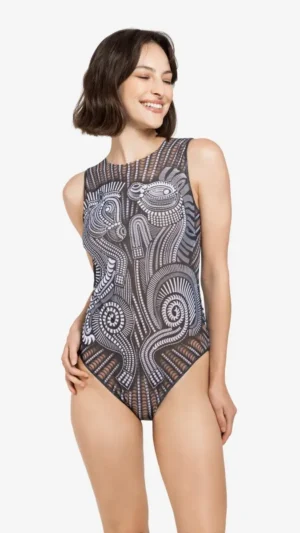 sku: 26001162 | Brand: RoDaSoleil  | Size: XSmall Small Medium Large XLarge  | Colors: Цветной  | Бренды RoDaSoleil | Купальники Слитные | Title: Слитный купальник ГОД ЛОШАДИ