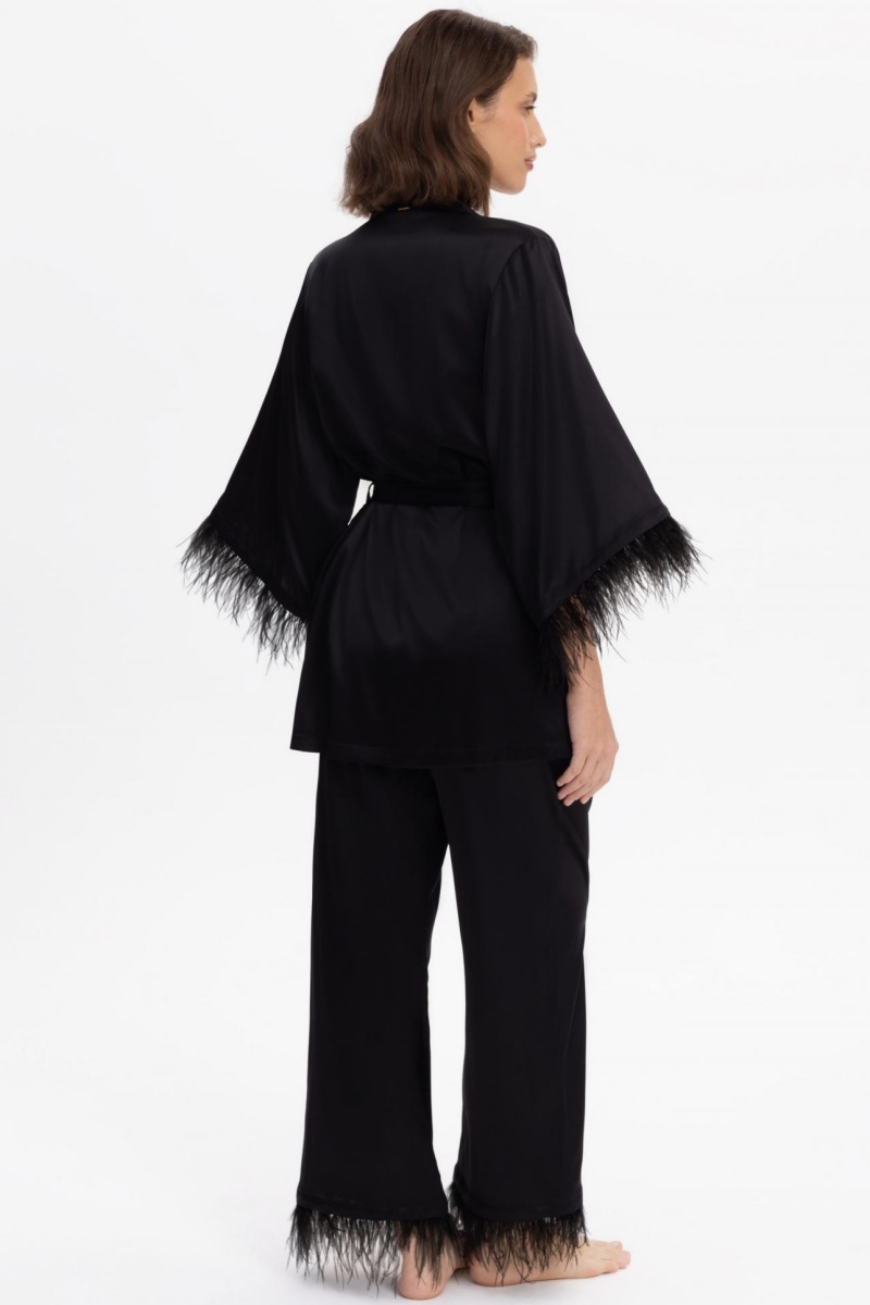 sku: W25-03SS110 | Brand: Marc Andre  | Size: 36 38 40 42 44 46  | Colors: Черный  | Бренды Marc&Andre | Домашняя одежда Брюки | Title: Брюки TENDERLY YOURS