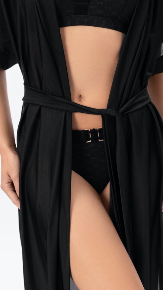 sku: CU26-06 | Brand: Marc Andre  | Size: Small Medium Large XLarge  | Colors: Черный  | Бренды Marc&Andre | Пляжная одежда | Title: Пляжная туника TUNIC-ROBE