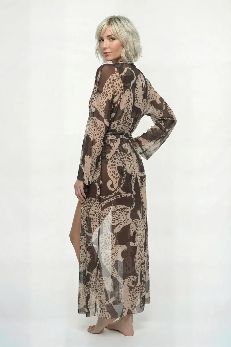 sku: 25002726 | Brand: RoDaSoleil  | Size: Onesize  | Colors: Цветной  | Бренды RoDaSoleil | Пляжная одежда | Title: Халат ДИКАЯ КОШКА